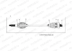 DRIVE TRAIN | DRIVE TRAIN, REAR DRIVE SHAFT - R15RTA57AA/BA/AR/AC/EAU (49RGRSHAFTDRVRR13900XP)
