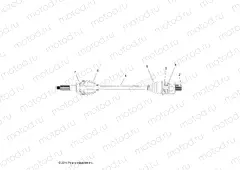 DRIVE TRAIN | DRIVE TRAIN, REAR DRIVE SHAFT - R16RVAD1A1 (49RGRSHAFTDRVRR151KDSL)