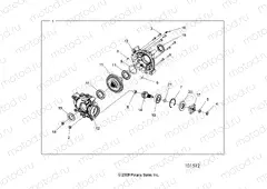 DRIVE TRAIN | DRIVE TRAIN, REAR GEARCASE INTERNALS - A21SXE85A9/AF/AP/CA9/CAF/CAP (101512)