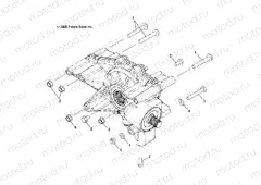 DRIVE TRAIN | DRIVE TRAIN, REAR GEARCASE MOUNTING - A15S6A76FA (4999200299920029D05)