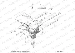 DRIVE TRAIN | DRIVE TRAIN, REAR GEARCASE MOUNTING - A20S6E57A1/3A1 (C102245-3)
