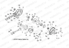DRIVE TRAIN | DRIVE TRAIN, REAR GEARCASE - R13HR76AG/AR (49RGRGEARCASERR106X6)