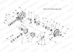 DRIVE TRAIN | DRIVE TRAIN, REAR GEARCASE - R13TH90DG (49RGRGEARCASERR11900D)