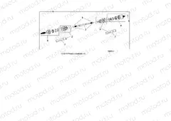 DRIVE TRAIN | DRIVE TRAIN, REAR HALF SHAFT - A19DAE57A4 (100511)