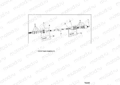 DRIVE TRAIN | DRIVE TRAIN, REAR HALF SHAFT - R19RRU99/A/B (702405)