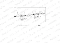 DRIVE TRAIN | DRIVE TRAIN, REAR HALF SHAFT - Z20ASE99AH/LH (701873)