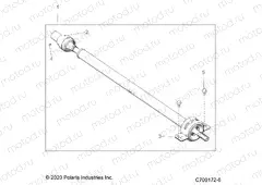DRIVE TRAIN | DRIVE TRAIN, REAR PROP SHAFT - G20GAE99F2/EFS/BFM/BCM/SFS/SC2 (C700172-6)