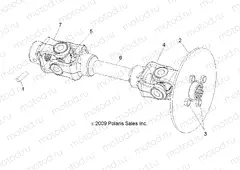 DRIVE TRAIN | DRIVE TRAIN, REAR PROP SHAFT - R15RAA76AA/AJ (49RGRSHAFTPROPRR106X6)