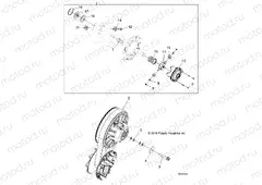 DRIVE TRAIN | DRIVE TRAIN, SECONDARY CLUTCH - A18SVE95BR (100744)
