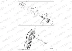DRIVE TRAIN | DRIVE TRAIN, SECONDARY CLUTCH - A22SXE85A9/AF/AX (101648)