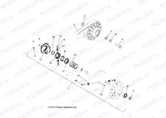 DRIVE TRAIN | DRIVE TRAIN, SECONDARY CLUTCH - A23SDE57P4 (49ATVCLUTCHDRIVEN1323248)