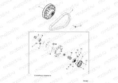 DRIVE TRAIN | DRIVE TRAIN, SECONDARY CLUTCH - G20GAE99F2/EFS/BFM/BCM/SFS/SC2 (701841)