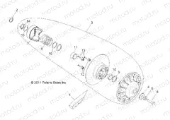 DRIVE TRAIN | DRIVE TRAIN, SECONDARY CLUTCH - R13RH45AG (49RGRCLUTCHDVN12400)