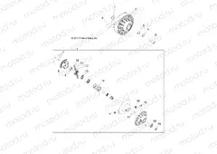 DRIVE TRAIN | DRIVE TRAIN, SECONDARY CLUTCH - R13VH76EAI (49RGRCLUTCHDVN13RZR)