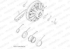 DRIVE TRAIN | DRIVE TRAIN, SECONDARY CLUTCH - R15RAA76AA/AJ (49RGRCLUTCHDVN086X6)