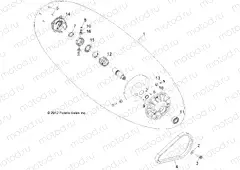 DRIVE TRAIN | DRIVE TRAIN, SECONDARY CLUTCH - R15RMH57AR (49RGRCLUTCHDVN1323051)