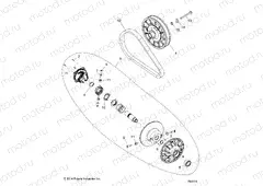 DRIVE TRAIN | DRIVE TRAIN, SECONDARY CLUTCH - R15RTED1EA (700119)