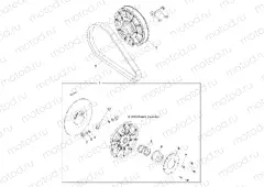 DRIVE TRAIN | DRIVE TRAIN, SECONDARY CLUTCH - R16RTAD1A1 (49RGRCLUTCHDVN14CREW)