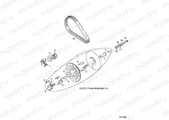 DRIVE TRAIN | DRIVE TRAIN, SECONDARY CLUTCH - Z18VFE92NB/NU (701498)