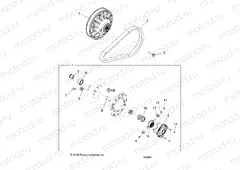 DRIVE TRAIN | DRIVE TRAIN, SECONDARY CLUTCH - Z20CHE57AM (100681)