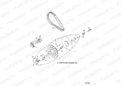 DRIVE TRAIN | DRIVE TRAIN, SECONDARY CLUTCH - Z20N4E92AL/AR/BL/BR (702485)