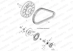 DRIVE TRAIN | DRIVE TRAIN, SECONDARY CLUTCH - Z20N4E99AC/AL/AN/BC/BL/BN/M99AL/K99AF/AK/BF/BK (701737)