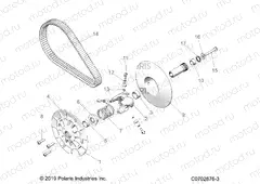 DRIVE TRAIN | DRIVE TRAIN, SECONDARY CLUTCH - Z20R4B92AC/BC/AR/BR/D92AC/BC/AR/BR (C0702876-3)
