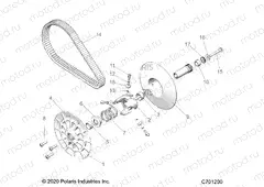 DRIVE TRAIN | DRIVE TRAIN, SECONDARY CLUTCH - Z20RA_92AC/BC/AK/BK/AR/BR/AE/BE/AH/BH/AT/BT (C701200)