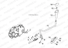 DRIVE TRAIN | DRIVE TRAIN, TRANSMISSION SHIFT LEVER - A13FA09AA (49ATVSHIFT07OTLW90)