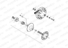 DRIVEN CLUTCH - A00AA32AB (4960076007C004) | DRIVEN CLUTCH - A00AA32AB (4960076007C004)