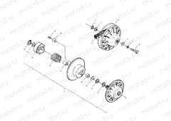 DRIVEN CLUTCH - A00CH33AC (4959905990C005) | DRIVEN CLUTCH - A00CH33AC (4959905990C005)
