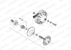 DRIVEN CLUTCH - A01CB32AA (4963966396B011) | DRIVEN CLUTCH - A01CB32AA (4963966396B011)