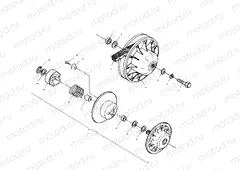 DRIVEN CLUTCH - A01CG38CA (4963916391C004) | DRIVEN CLUTCH - A01CG38CA (4963916391C004)