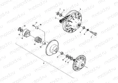 DRIVEN CLUTCH - A01CH42AA (4964436443C002) | DRIVEN CLUTCH - A01CH42AA (4964436443C002)