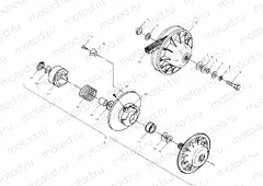 DRIVEN CLUTCH - A01CH50AA (4964466446C003) | DRIVEN CLUTCH - A01CH50AA (4964466446C003)