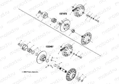DRIVEN CLUTCH - A04CH68AC/AF/AH/AJ/AT/AV (4985938593C11) | DRIVEN CLUTCH - A04CH68AC/AF/AH/AJ/AT/AV (4985938593C11)