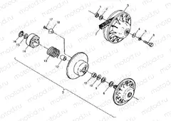 DRIVEN CLUTCH - A99CH33CB (4945964596c005) | DRIVEN CLUTCH - A99CH33CB (4945964596c005)