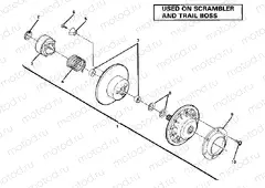 Driven Clutch Assembly. (4910981098036A) | Driven Clutch Assembly. (4910981098036A)