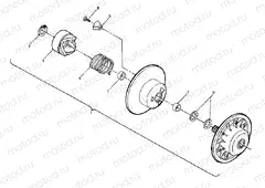 Driven Clutch Assembly (4914771477024A) | Driven Clutch Assembly (4914771477024A)
