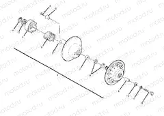 Driven Clutch Assembly (4915951595031A) | Driven Clutch Assembly (4915951595031A)