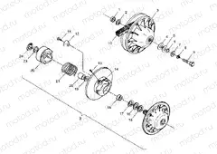 DRIVEN CLUTCH - N98AE50D (4946394639c011) | DRIVEN CLUTCH - N98AE50D (4946394639c011)