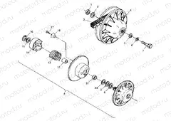 DRIVEN CLUTCH - W98AE50A (4946394639c010) | DRIVEN CLUTCH - W98AE50A (4946394639c010)