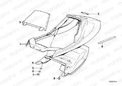 Dual seat-tail part