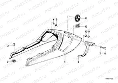 Dual seat-tail part
