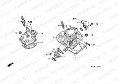 E-1-1 CYLINDER / CYLINDER HEAD (CR125R4)