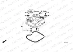 E-1-1 VALVE COVER (GLH125SH)