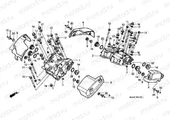 E-1-1 VALVE COVER (VT1100CV / CW / C2)