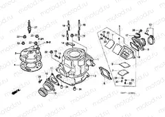 E-1 CYLINDER HEAD (CR85R3.4 / RB3.4)