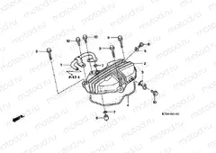 E-1 VALVE COVER (CGR125SH5,8)
