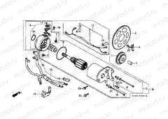E-10-1 STARTER ENGINE (CH125G / J / L / M / N / P / R)